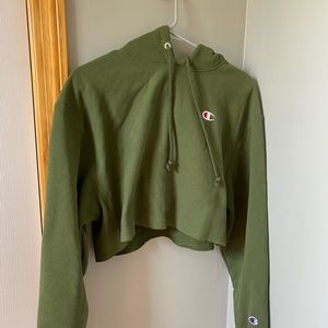 Champion cropped sweatshirt/hoodie